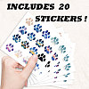 Self-Adhesive Paper Decorative Stickers DIY-WH0562-083-3