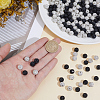 200Pcs 2 Colors Pave Disco Ball Beads RB-PA0001-10B-3