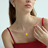 1Pc 925 Sterling Silver Pendant Cabochon Settings STER-BC0003-55B-5