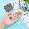 1000Pcs Tarnish Resistant 304 Stainless Steel Stud Earring Settings STAS-ME0001-50C-3