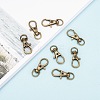 Antique Bronze Tone Alloy Swivel Snap Hook Lobster Claw Clasps for Jewellery Findings X-E168-NFAB-5