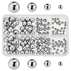 ARRICRAFT 130Pcs 4 Styles Electroplated Non-magnetic Synthetic Hematite Beads Strands G-AR0005-91-1