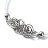 304 Stainless Steel Macrame Pouch Bracelet Making for Stone Holder AJEW-JB01193-03-3