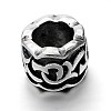 Retro 304 Stainless Steel Big Hole Column Beads STAS-E086-29AS-1