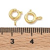 Brass Spring Ring Clasps KK-G557-01A-G-3