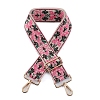 Flower Pattern Nylon Canvas Handbag Webbing Bag Straps PW-WG871BD-02-1