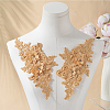 Polyester Embroidery Sequin Costume Accessories DIY-WH20025-016B-4