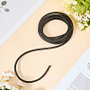 Braided Leather Cord with Core WL-CL0001-01E-3