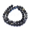 Natural Iolite Beads Strands G-K310-A15-8mm-2