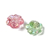 UV Plating Iridescent Transparent Acrylic Beads LS-OACR-O006-07D-2