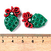 Christmas Decorations Theme Opaque Resin Decoden Cabochons RESI-Z026-01H-3