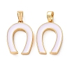 Brass Enamel Pendants KK-A304-02G-1