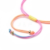Adjustable Nylon Thread Braided Bead Bracelets BJEW-JB05331-03-3