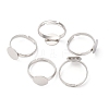 Adjustable Brass Pad Ring Base Findings X-KK-K110-01P-NR-5