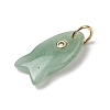 Natural Green Aventurine Pendants G-A297-01G-07-2