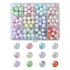 192Pcs 12 Colors Two Tone Opaque Acrylic Beads SACR-YW0001-64-1