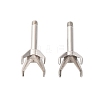 304 Stainless Steel Stud Earring Findings STAS-B091-02C-05P-1