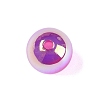 Rainbow Iridescent Plating Acrylic Beads LS-FIND-B077-01E-2