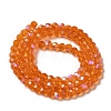 Electroplate Transparent Glass Beads Strands LS-EGLA-A035-T4mm-L05-2