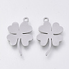 Tarnish Resistant 201 Stainless Steel Pendants STAS-S110-051P-1