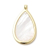 Natural Shell Pendants KK-H529-60B-G-1