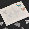 CHGCRAFT 2 Bags 2 Styles Butterfly PET Self Adhesive Laser Stickers Sets STIC-CA0001-02-5
