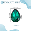 110Pcs Pointed Back Glass Rhinestone Cabochons RGLA-HY0001-05B-2