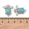 Brass Micro Pave Clear Cubic Zirconia Box Clasps KK-C075-43A-P-3