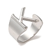 Non-Tarnish 201 Stainless Steel Finger Rings RJEW-H223-04P-K-4