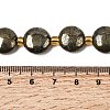 Natural Pyrite Beads Strands X-G-Z131-H01-01-5