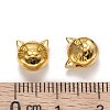 Tibetan Style Alloy Kitten Beads TIBEP-GC178-G-RS-4