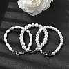 Plastic Pearl Beaded Bracelets for Women BJEW-L716-01P-1
