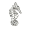 Brass Micro Pave Cubic Zirconia Pendants KK-I719-38P-1