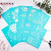 Christmas Reindeer Self-Adhesive Silk Screen Printing Stencil DIY-OC0001-99B-5