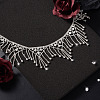 1 Yard Alloy Rhinestone Cup Chains LCHA-CD0001-01-6