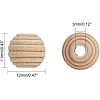 Fingerinspire Natural Wood Beads WOOD-FG0001-03-2