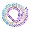 Transparent Glass Beads Strands GLAA-E036-07M-3