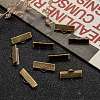 Iron Ribbon Crimp Ends IFIN-S008-AB-NF-5