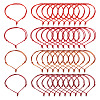 40Pcs 4 Colors Adjustable Nylon Cord Bracelets Making BJEW-TA00672-3