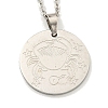 Non-Tarnish Constellation Pendant Necklaces LS-NJEW-S422-04P-04-1
