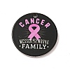 Breast Cancer Pink Awareness Ribbon Style 201 Stainless Steel Pendants STAS-J041-03F-1
