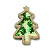 Christmas Theme Opaque Printed Acrylic Pendants SACR-Z005-02C-1