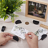 20Pcs Pine Wood Name Card Holder DJEW-GA0001-77A-3