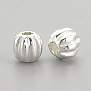 925 Sterling Silver Corrugated Beads LS-STER-S002-14-6mm-2