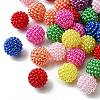 40Pcs 8 Colors Imitation Pearl Acrylic Beads OACR-FS0001-48-3