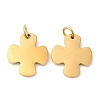 PVD Vacuum Plating 304 Stainless Steel Pendants STAS-Z042-08G-1