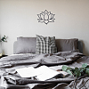 Lotus Acrylic Mirror Wall Stickers OACR-WH0032-07B-4