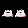 Cartoon Opaque Resin Pendants RESI-G054-01B-P-1