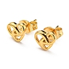 PVD Vacuum Plating 304 Stainless Steel Stud Earring for Women STAS-D087-16G-1