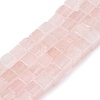 Natural Rose Quartz Beads Strands G-T139-6x6-05A-4